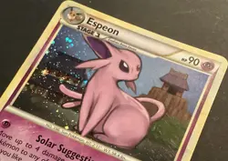 Espeon *SWIRL* 2/90 Holo Rare HGSS Undaunted Pokemon TCG 2010 MP/LP - Image 3