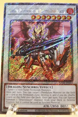 Yugioh Ignister Prominence, the Blasting Dracoslayer Platinum Secret Rare EN253 - Image 2