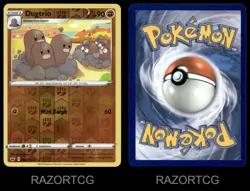 DUGTRIO 093/202 UC SWORD & SHIELD POKEMON REVERSE HOLO NM/M - Image 4