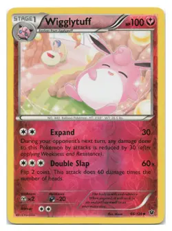 Wigglytuff 66/124 Uncommon Fates Collide Pokemon Reverse Holo 2016 - Image 1