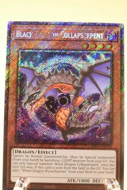 RA04-EN204 BLACK DRAGON COLLAPSERPENT - PLATINUM SECRET RARE NM Yugioh - Image 2