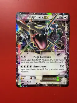 Pokemon Rayquaza EX (Shiny) Holo Promo XY Promos XY69 LP - Image 1
