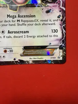 Pokemon Rayquaza EX (Shiny) Holo Promo XY Promos XY69 LP - Image 2