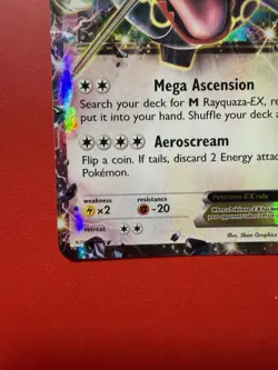 Pokemon Rayquaza EX (Shiny) Holo Promo XY Promos XY69 LP - Image 3