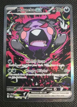 Morpeko ex SPECIAL ILLUSTRATION RARE 117/084 Pitch Black Pokemon Holo - Image 1