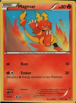 Magmar 10/111 Common Furious Fists Pokemon Lightly Played - Image 1