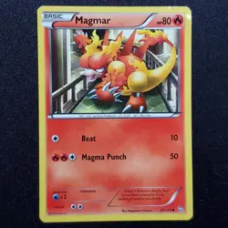 Magmar 20/124 Common Dragons Exalted Pokemon Damaged - Image 1