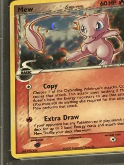 Mew Delta Species Holo PSA 5 Pop Series 5 Inverted Back New Cert Holo Bleed - Image 4