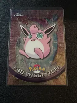 2000 Topps Chrome Pokemon! Wigglytuff #40 Near Mint! Base Set! Vintage! - Image 1