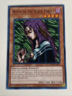 Yugioh - Witch of the Black Forest x 3 - 1st Edition NM - Plus Free Holo - Image 2