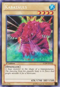 YUGIOH Kabazauls LCJW-EN142 1st edition Secret Rare NM - Image 1
