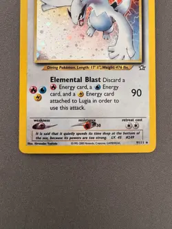 Pokemon TCG Lugia Neo Genesis 9/111 Holo Vintage (LP+) - Image 3