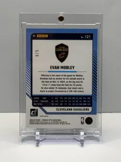 2024-25 Panini Donruss Optic #121 Evan Mobley Black/Gold 5/8 Cavaliers - Image 2
