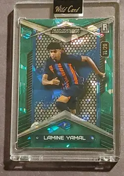 🚀🚀 2024 Wild Card Green Alumination Lamine Yamal Rookie/20 Future GOAT 💎💎💎 - Image 1
