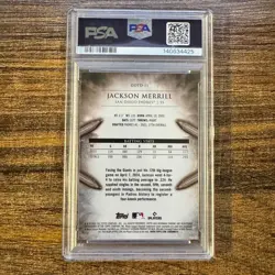 2024 Bowman Chrome Jackson Merrill Gladiators Diamond GOTD-11 RC PSA 10 GEM MINT - Image 2