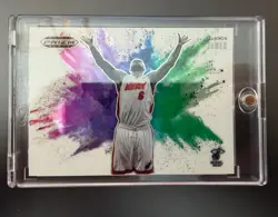 2024 Panini Prizm Black 18 - LeBron James Color Blast Miami Heat! Case Hit! SSP! - Image 1