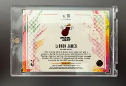 2024 Panini Prizm Black 18 - LeBron James Color Blast Miami Heat! Case Hit! SSP! - Image 2