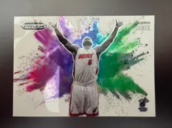 2024 Panini Prizm Black 18 - LeBron James Color Blast Miami Heat! Case Hit! SSP! - Image 4