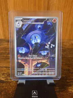 Lampent 102/086 White Flare Illustration Rare Full Art Holo Pokemon Card NM - Image 3
