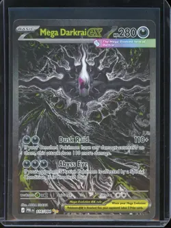 Mega Darkrai ex Pokemon Card (Pitch Black 116/084) Special Illustration Rare - Image 1