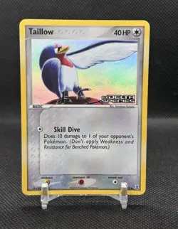 Taillow 86/113 Reverse Holo Pokemon TCG Card - Delta Species - Image 1