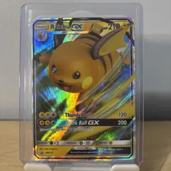 Raichu GX Promo Pokemon Trading Card Game SM Promos SM213 NM - Image 1