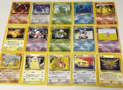 Lot Of 10 Vintage Pokemon Cards - Base Set - WOTC - 1998-2000 - NM-LP - Image 1