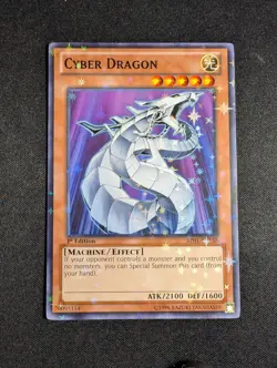 Yugioh - Cyber Dragon BP01-EN138 1st Edition Starfoil Rare NM - Image 1