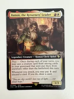 Banon the Returners’ Leader Borderless MTG Magic the Gathering Card NM Mint FIC - Image 1
