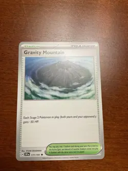 Gravity Mountain 177/191 Surging Sparks Regular Pokemon TCG Card - Image 1