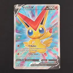 Pokemon TCG Card Victini V 144/163 Battle Styles Ultra Rare Full Art - NM- - Image 1