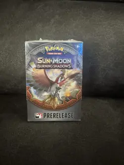 Pokemon TCG Burning Shadows Ho-Oh Prerelease Kit 23-Card+4 Boosters EN - Image 1