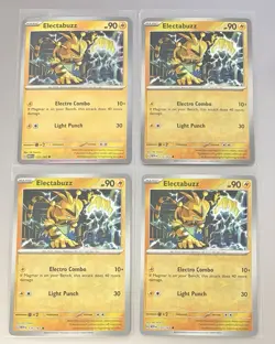 Electabuzz Lot Cosmos Promo Card 125/165 NM-M +3 Reverse Holos Pokemon TCG 151 - Image 1