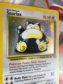 Pokemon TCG Snorlax Holo Card Jungle Set, Unlimited Rare, Card 11/64 LP - Image 5