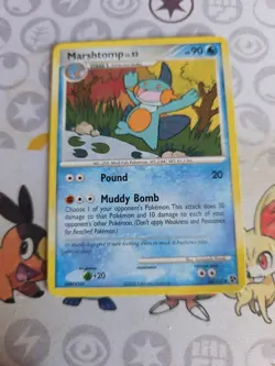 Pokemon TCG Card 2008 Great Encounters - Marshtomp 46/106 - Image 1