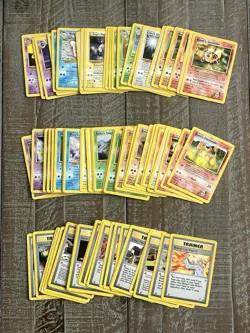 Pokemon TCG Gym Heroes Unlimited Complete Uncommon & Common Set 91 Cards WOTC - Image 1
