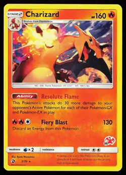Charizard 3/70 (Charizard Stamped) 003/070 Battle Academy Pokemon Card - Image 1