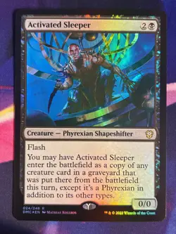 Activated Sleeper R 024/048 DMC Foil Card Magic the Gathering - Image 1
