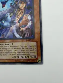 Yugioh Tsukuyomi SD6-EN011 Super Rare 1st Edition Holo MP Card Spellcaster - Image 3