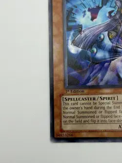 Yugioh Tsukuyomi SD6-EN011 Super Rare 1st Edition Holo MP Card Spellcaster - Image 4