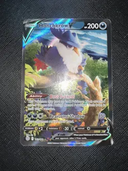 Honchkrow V (Alternate Full Art) 162/172 Swsh09: Brilliant Stars Holo - Image 2