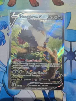 Honchkrow V (Alternate Full Art) 162/172 Swsh09: Brilliant Stars Holo - Image 1