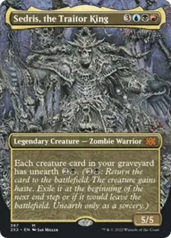 Sedris, the Traitor King (Borderless) -Foil Near Mint MTG Double Masters 2022 - Image 1