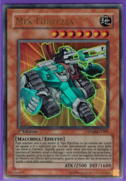 MEK FORTEZZA (Machina Fortress) • Ultra R • SDMM IT001 • 1Ed • Yugioh ANDYCARDS - Image 1