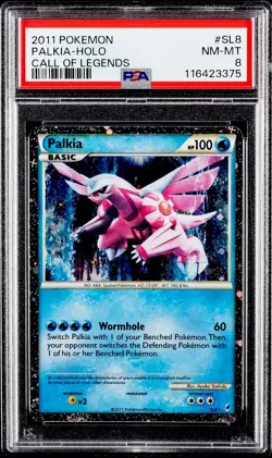 2011 POKEMON CALL OF LEGENDS #SL8 PALKIA-HOLO PSA 8 - Image 1