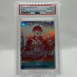2025 ONE PIECE 3RD ANV! ONE PIECE CARD TREASURE CAMPAIGN PACK #049 SABO PSA 10 - Image 1