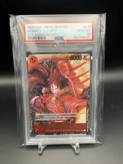 One Piece MONKEY D. LUFFY 2023 OP05-AWAKENING OF THE NEW ERA #012 1ST ANV PSA 10 - Image 1