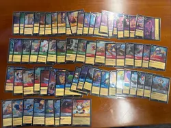 Disney Lorcana 67 Foil Lot Azurite Sea No Duplicates - Image 1