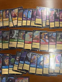 Disney Lorcana 67 Foil Lot Azurite Sea No Duplicates - Image 3