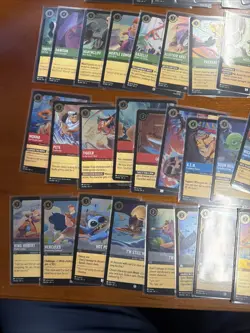 Disney Lorcana 67 Foil Lot Azurite Sea No Duplicates - Image 5